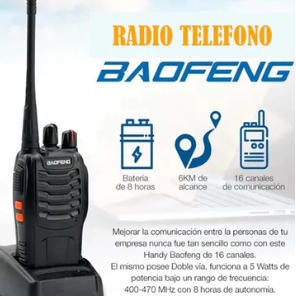 RADIOS DE COMUNICACION BAOFENG 888S + ENVÍO GRATIS
