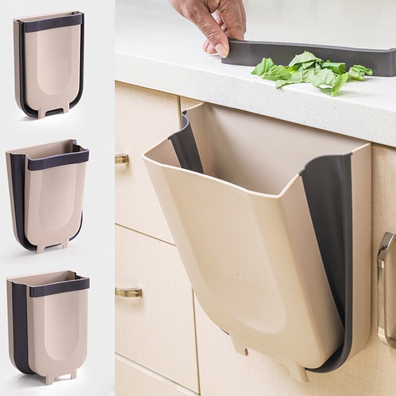 PAPELERA PLEGABLE 🤩 MULTIFUNCIONAL PARA COCINA 👌 + ENVÍO GRATIS