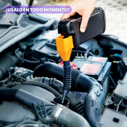 EMBUDO AUTOMÁTICO UNIVERSAL PARA GASOLINA + ENVÍO GRATIS