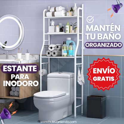 ESTANTE ORGANIZADOR PARA INODORO + ENVÍO GRATIS