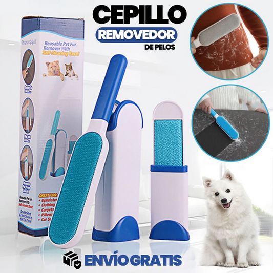 CEPILLO REMOVEDOR DE PELOS Y PELUSAS + ENVÍO GRATIS