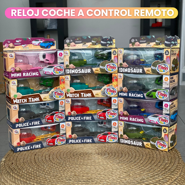 MINI RELOJ CARRO CONTROL REMOTO ELÉCTRICO NIÑOS + ENVÍO GRATIS