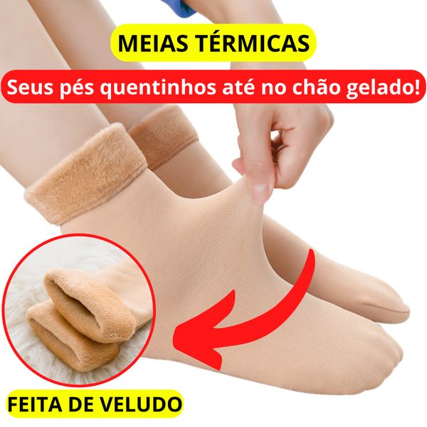 Meias Térmicas de Inverno (3 Pares)
