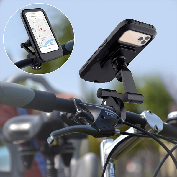 SOPORTE DE TELÉFONO IMPERMEABLE PARA MOTOS Y BICICLETAS + ENVÍO GRATIS!!