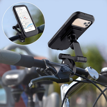 SOPORTE DE TELÉFONO IMPERMEABLE PARA MOTOS Y BICICLETAS + ENVÍO GRATIS!!