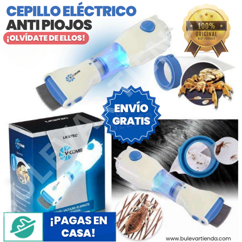 CEPILLO ELÉCTRICO ANTI PIOJOS + ENVÍO GRATIS