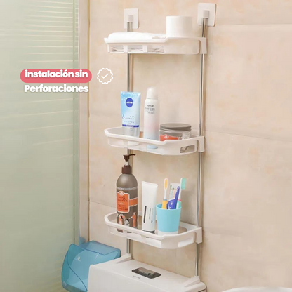 Estante Organizador de 3 niveles para baño o cocina + Envío gratis