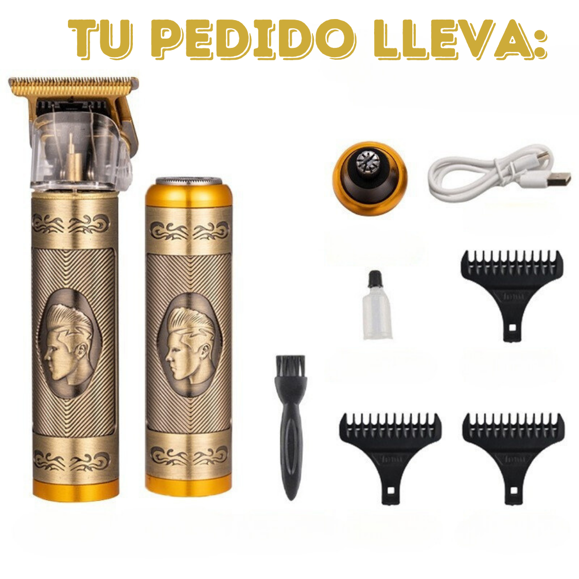 COMBO DE AFEITAR PROFESIONAL 3 EN 1 + ENVÍO GRATIS