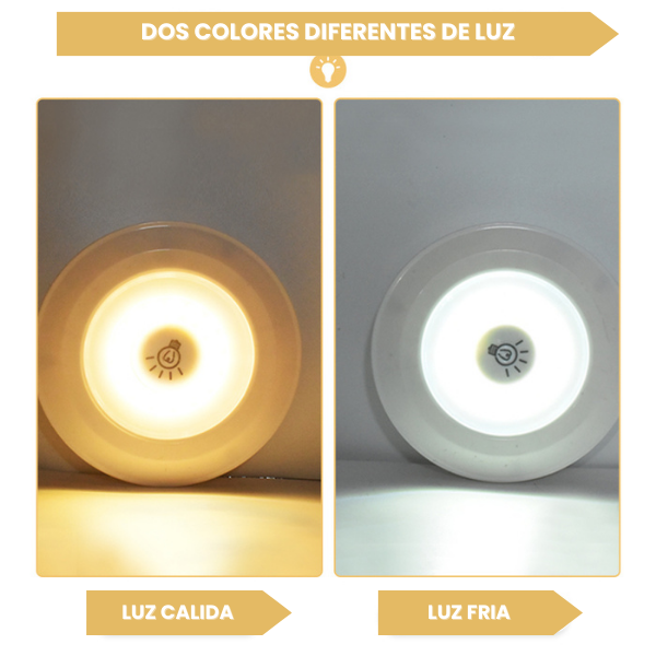 LUCES LED INALAMBRICAS X3 | SIN INSTALACION | MANDO A DISTANCIA | ALTA INTENSIDAD + ENVÍO GRATIS