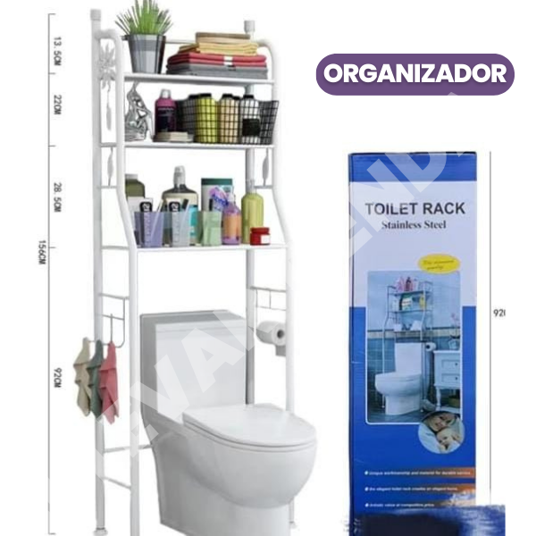 ESTANTE ORGANIZADOR PARA INODORO + ENVÍO GRATIS
