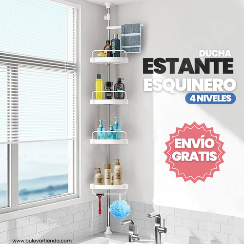 Organizador de 4 niveles para la ducha + Envío gratis