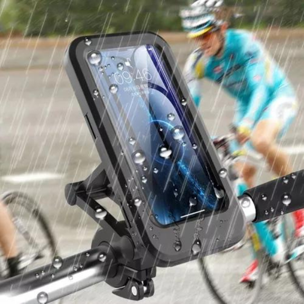 SOPORTE DE TELÉFONO IMPERMEABLE PARA MOTOS Y BICICLETAS + ENVÍO GRATIS!!