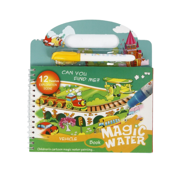LIBRO MÁGICO DE AGUA PARA COLOREAR + ENVÍO GRATIS