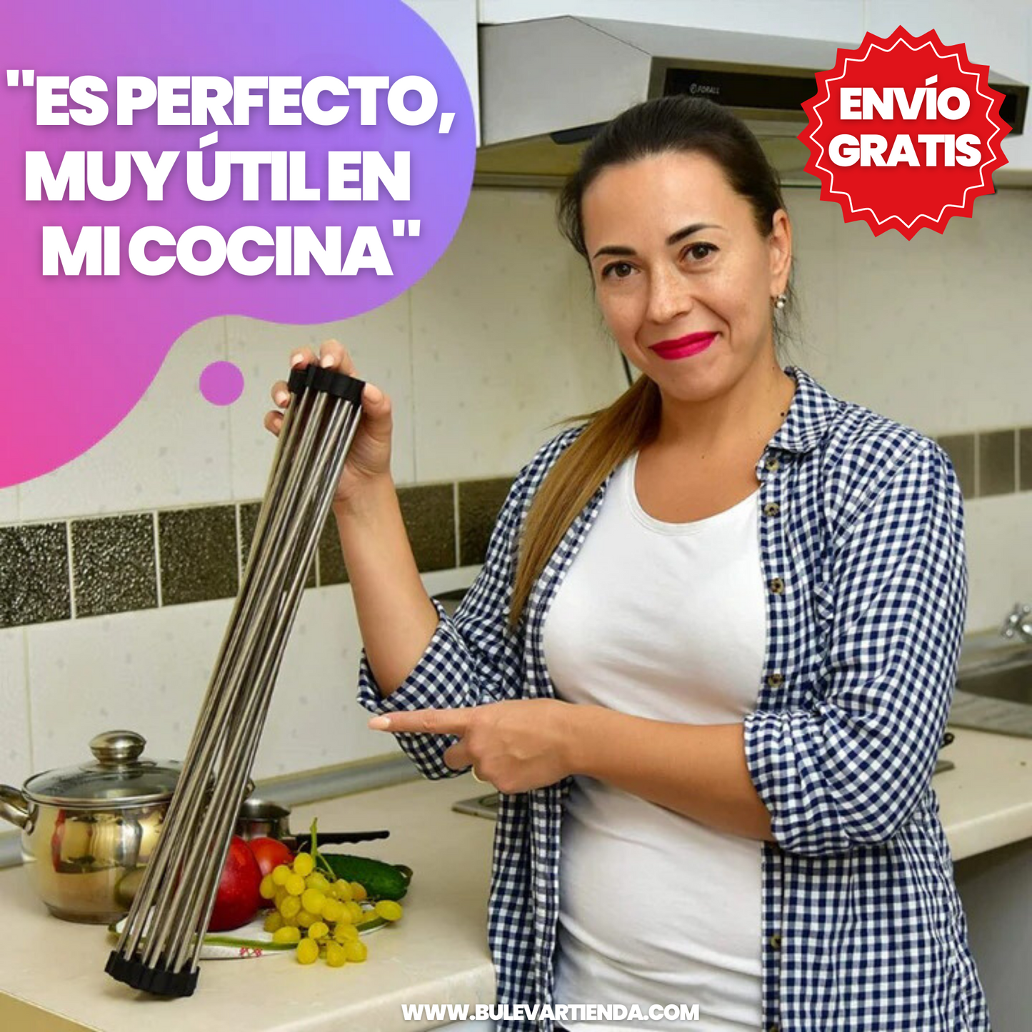 ESCURRIDOR INTELIGENTE PARA COCINA + ENVIO GRATIS