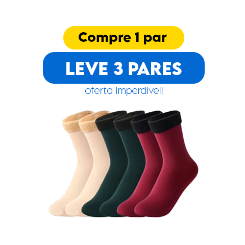 Meias Térmicas de Inverno (3 Pares)