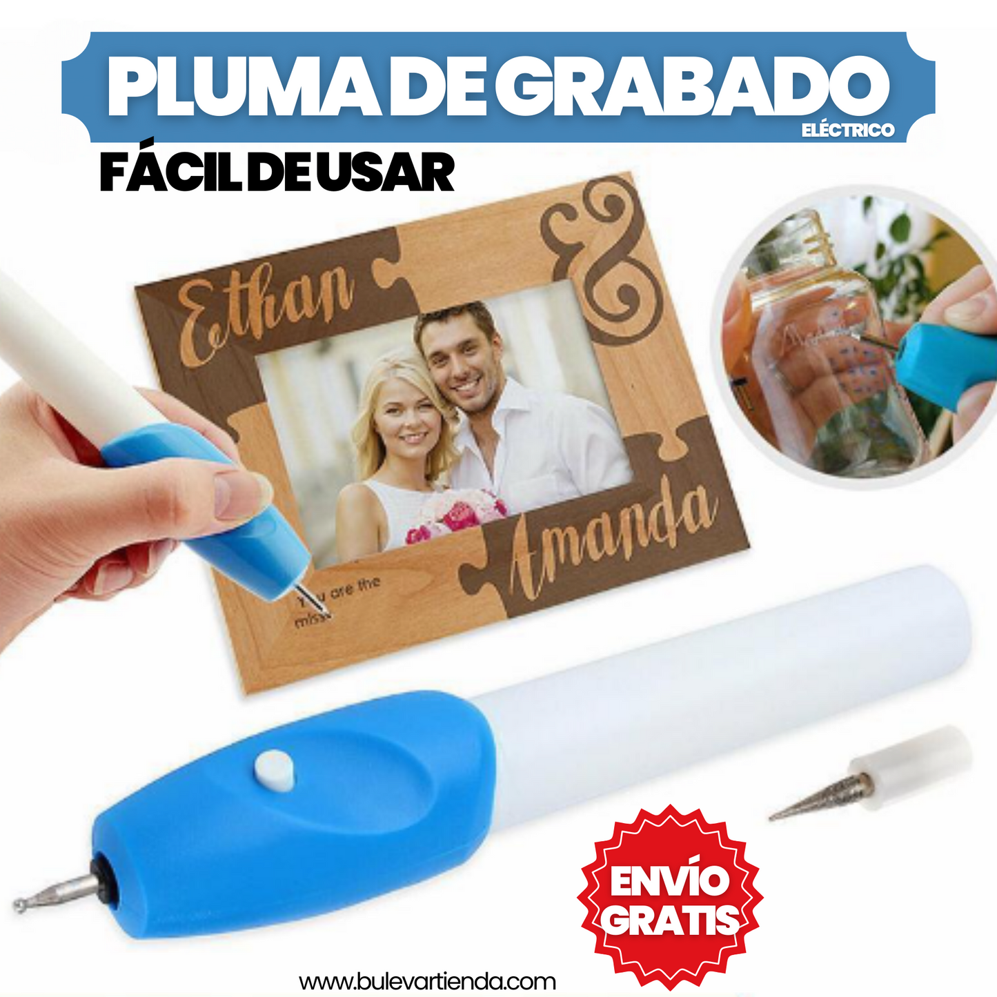 Mini pluma de grabado eléctrico + Envío gratis