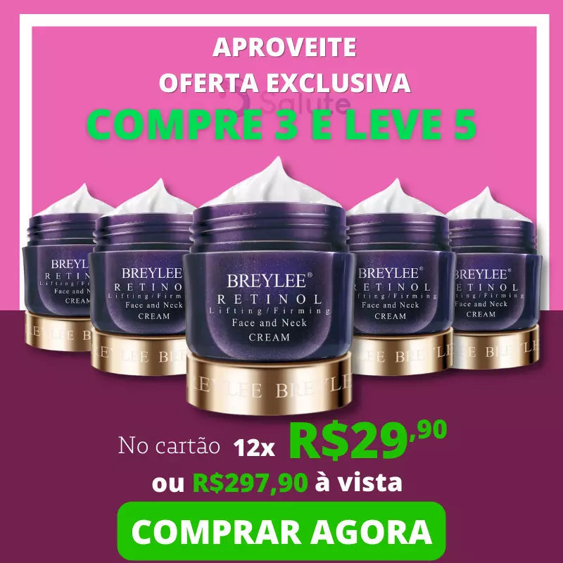 Retinol Breylee - Anti-Rugas / Rejuvenescedor Facial e Corporal
