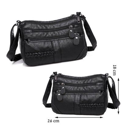 Bolsa Transversal Feminina Modelo Miss Elegant Preto