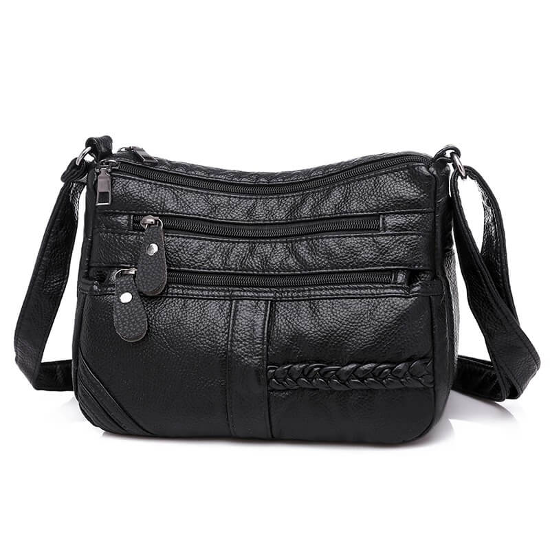 Bolsa Transversal Feminina Modelo Miss Elegant Preto