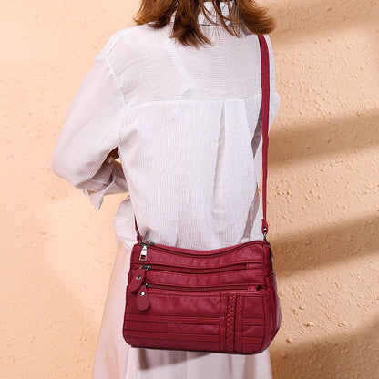 Bolsa Transversal Feminina Modelo Miss Elegant Vermelho