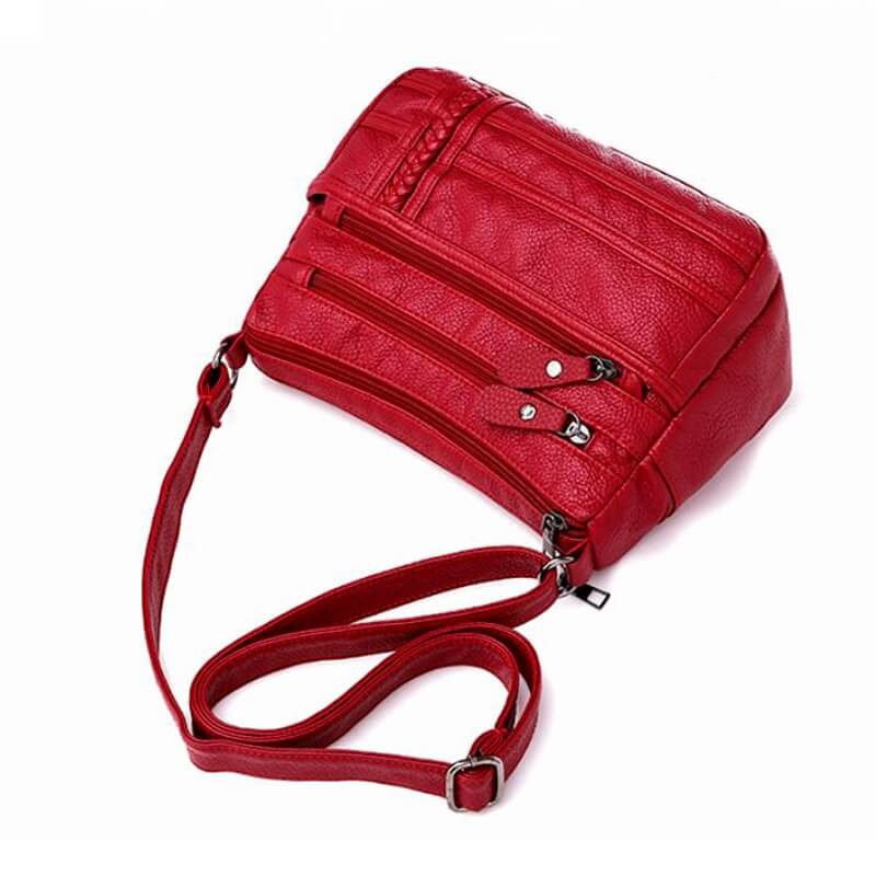 Bolsa Transversal Feminina Modelo Miss Elegant Vermelho