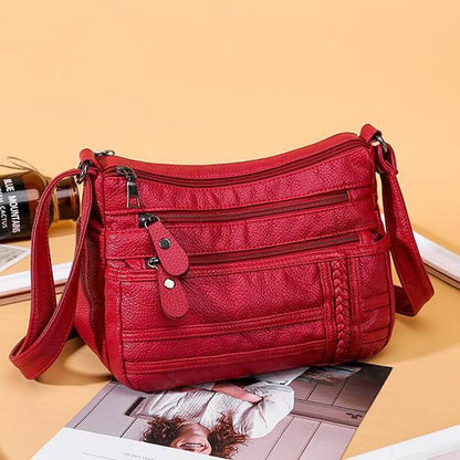 Bolsa Transversal Feminina Modelo Miss Elegant Vermelho