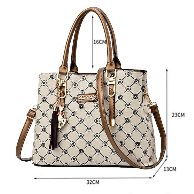 Bolsa Transversal Feminina Modelo Miss Serena Branco