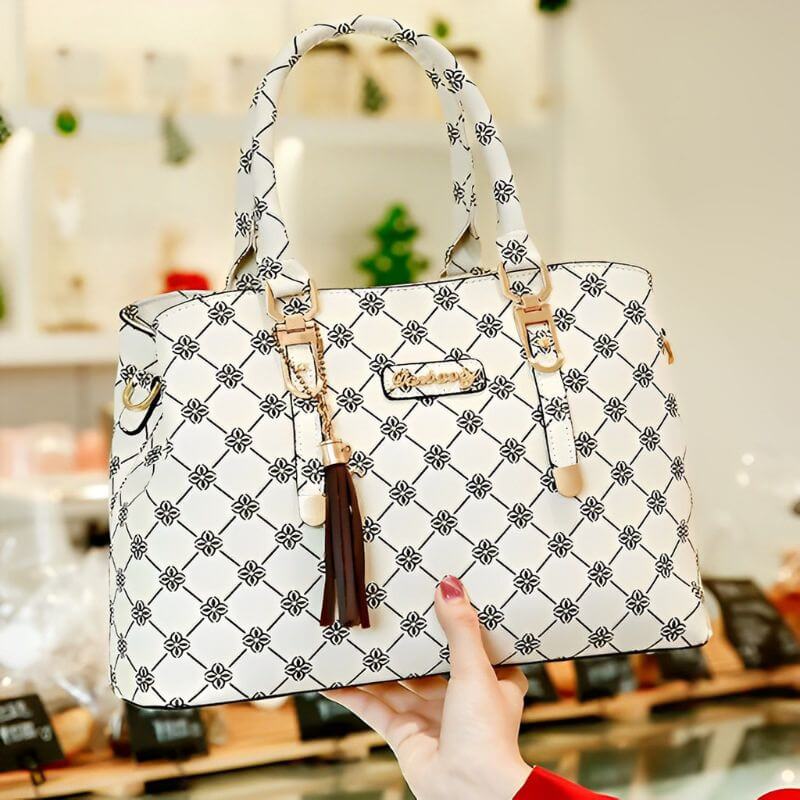 Bolsa Transversal Feminina Modelo Miss Serena Branco