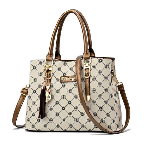 Bolsa Transversal Feminina Modelo Miss Serena Branco