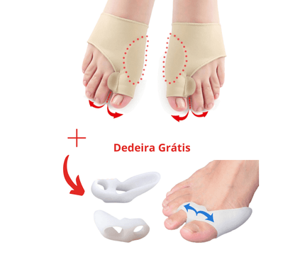 Corretor de Joanetes Meia Ortopédica Para Joanete Unissex - SocksMax
