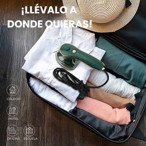MINI PLANCHA A VAPOR PORTÁTIL VIAJERA + ¡ENVÍO GRATIS!