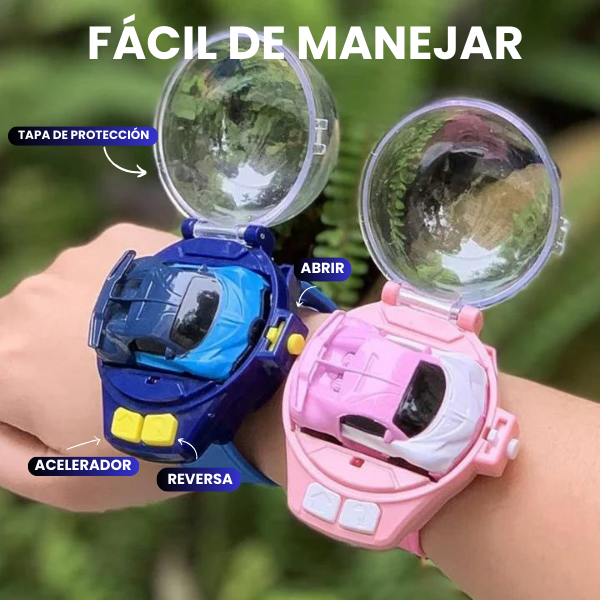 MINI RELOJ CARRO CONTROL REMOTO ELÉCTRICO NIÑOS + ENVÍO GRATIS