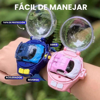 MINI RELOJ CARRO CONTROL REMOTO ELÉCTRICO NIÑOS + ENVÍO GRATIS