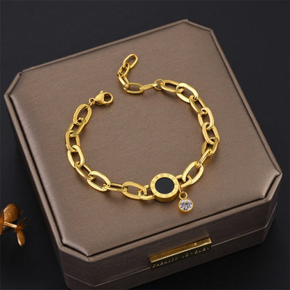 Pulseira Dourada Moda Elegância