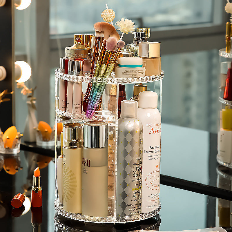 Organizador De Maquillaje Giratorio 💅🏻 ¡Ideal Para Ti!