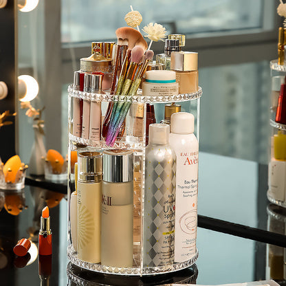 Organizador De Maquillaje Giratorio 💅🏻 ¡Ideal Para Ti!