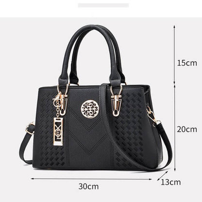 Bolsa Transversal Feminina Modelo Fashion Queen Preto