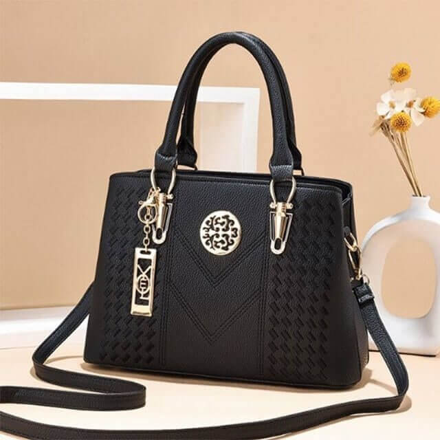 Bolsa Transversal Feminina Modelo Fashion Queen Preto