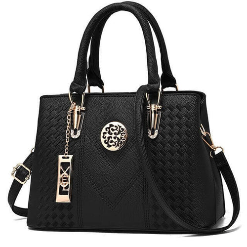 Bolsa Transversal Feminina Modelo Fashion Queen Preto