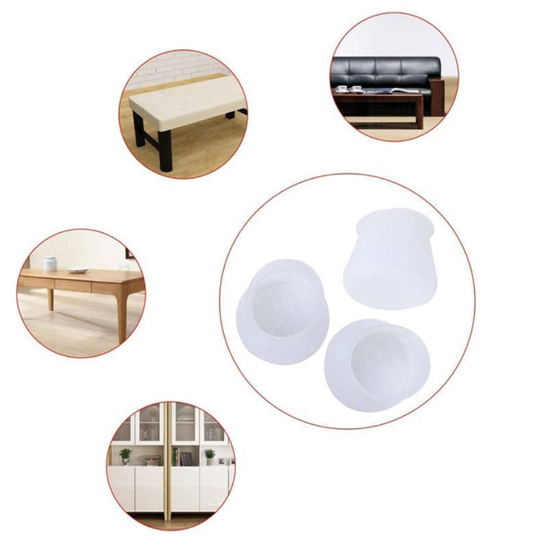 Cubiertas Protectoras de Silicona para Muebles (x8)