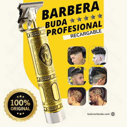 Máquina Barbera Buda Trimmer® Profesional Recargable + PROMO🎁