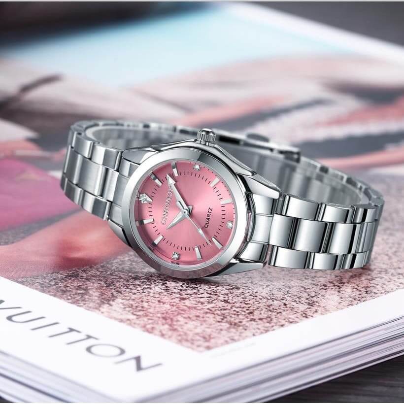 Relógio Analógico Feminino Elegante Lady