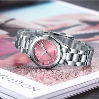 Relógio Analógico Feminino Elegante Lady