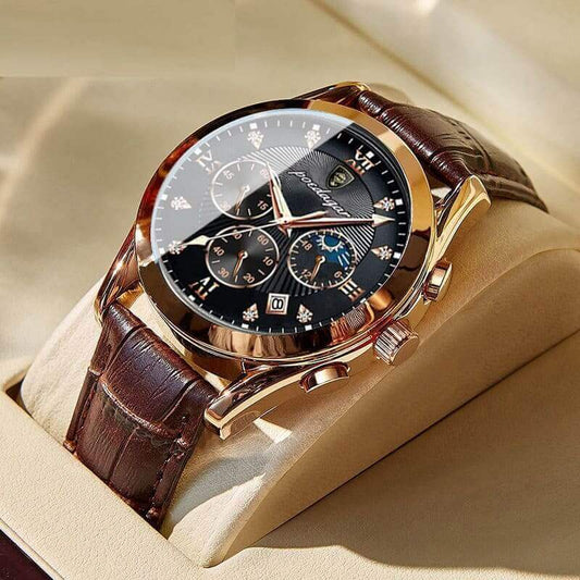 Relógio Masculino De Couro | Elegant Class - Analógico