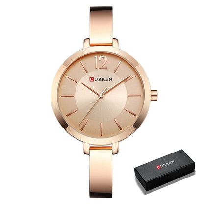 Relógio Feminino de Luxo Dourado | Golden Lady