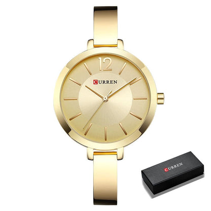 Relógio Feminino de Luxo Dourado | Golden Lady