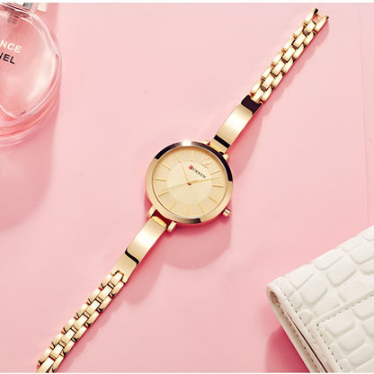 Relógio Feminino de Luxo Dourado | Golden Lady