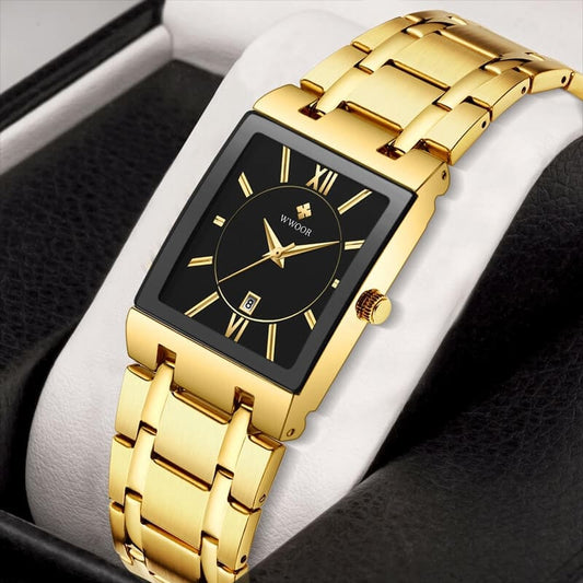 Relógio de Luxo Dourado | Golden Boss
