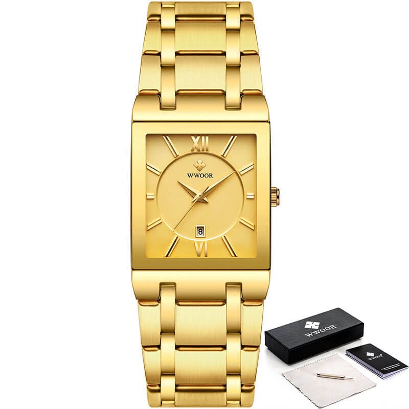 Relógio de Luxo Dourado | Golden Boss