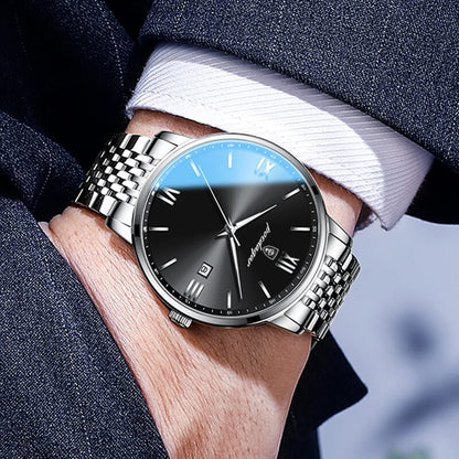 Relógio Casual Masculino | Quartz Boss - À Prova d`água